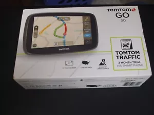 TomTom GO 50 GPS Navigation Unit with 5" Touch Screen - Picture 1 of 4