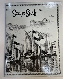 Vintage Sea And Surf Menu Framingham Massachusetts Boston Seafood Restaurant - Picture 1 of 11