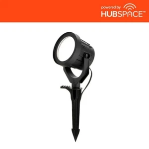 Hampton Bay Low Voltage Black LED Landscape Flood Light Powered by Hubspace - Picture 1 of 1
