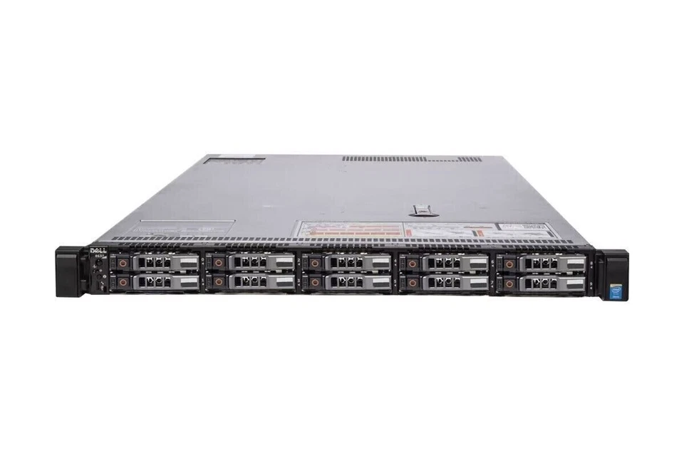Dell PowerEdge R630 2x 14-Core E5-2680v4 256GB Ram 10x 2TB HDD 10-Bay 1U Server - Image 1 of 1