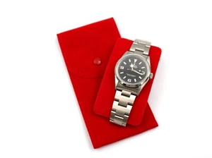 Custodia Porta Orologi Rosse Antigraffio Monoposto Stampa a Caldo Travel Box New - Imagen 1 de 5