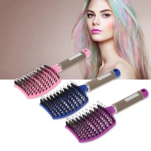 Detangling Magic Comb Shower Hair Protector Brush Salon Beauty Curved Vented - Picture 1 of 15