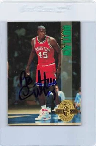 1993 Four Sport #49 Charles "Bo" Outlaw Houston Signed Auto *H8918 - Picture 1 of 2