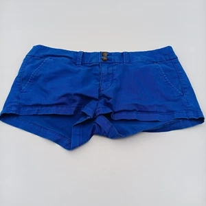 American Eagle Outfitters Shorts Girl's Size 6 Blue Super Stretch Hi Rise - Picture 1 of 8