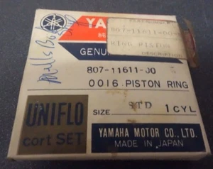 New NOS Genuine Yamaha Piston Ring Std 1969-1971 SL396 SS338 GP396 In Box - Picture 1 of 2