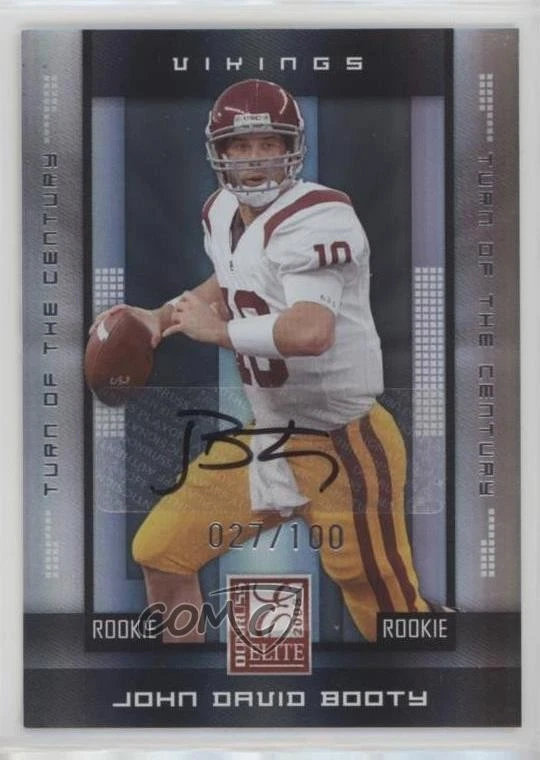 2008 Donruss Elite Turn of the Century /100 John David Booty #106 Rookie Auto RC - Image 1 of 2