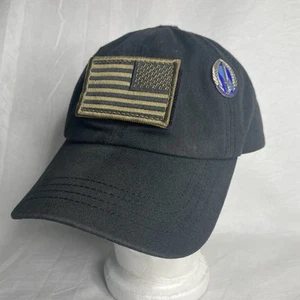 Condor Black Reverse American Flag Patch Military Tactical Hat Cap No Ground Pin - Picture 1 of 15