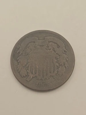 1865 2 Cent Piece US 2 Cent - Image 1 of 4