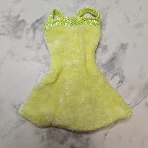 1997 Sweetheart Barbie 18610 Bright Neon Yellow Dress - Picture 1 of 2