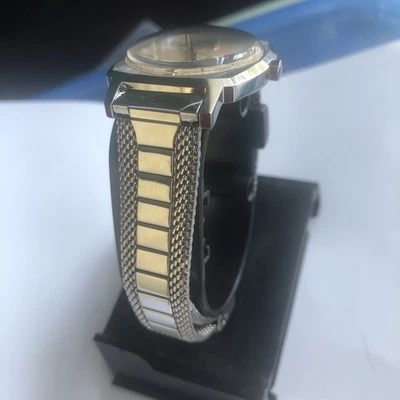 Vintage 71 Bulova Crosshair Sea King automático. ¡IMPRESIONANTE Banda de Duquesa Original! Foto 1 de 4