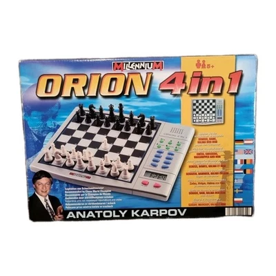 Millennium Orion 4in1 Schachcomputer Schachspiel Chess Computer Anatoly Karpov - Bild 1 von 4
