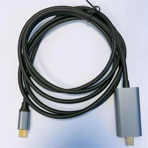 USB Type C to Mini DisplayPort Thunderbolt DP 4K 60HZ HDTV 1m Cable Lead Wire - Picture 1 of 5