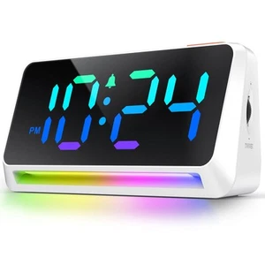 LED Digital Clock for Bedroom, Super Loud Alarm Clock for Heavy Sleepers Adul... - Picture 1 of 7