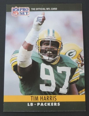 1990 PRO SET FACT CINCINNATI TIM HARRIS CARD #109 EXTREMELY RARE PACKERS L@@K - Image 1 of 2