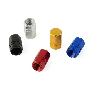 4X Multi-Color Aluminum Tire Wheel Rims Stem Air-Valve Cap Tyre Cover Car/Truck - Picture 1 of 71