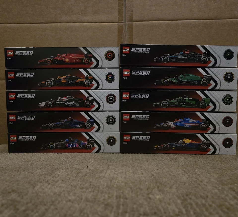 LEGO Speed Champions F1 Fórmula 1 Onda Completa 10 Juegos BNISB EXCELENTE ESTADO ÚLTIMO SET  Foto 1 de 1