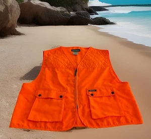 Remington Full Zip Vest Padded Shoulders Hunter Orange Sleeveless Pocket 2XL/3XL - Picture 1 of 12