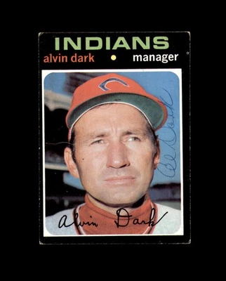 Autógrafo Topps Cleveland 1971 firmado por Al Dark Foto 1 de 2