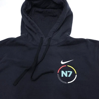 Sudadera con Capucha Nike N7 Talla Mediana Negra Pullover 336328-00A - Ver Manga Descolorida Foto 1 de 4