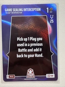 Bo Jackson Battle Arena Philly Game Sealing Interception Play Foil #PHI-33🔥🔥 - Picture 1 of 2