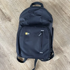 Case Logic Black Nylon Compact DSLR Camera Tablet Backpack - Picture 1 of 6