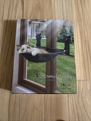 Percha de ventana inalámbrica para gatos grandes Foto 1 de 3