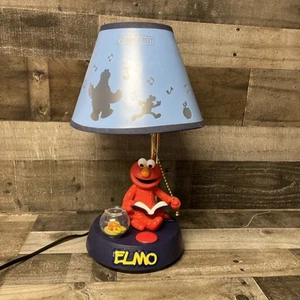 Elmo Animated Talking Lamp Sesame Street Nursery Light with Night Light 2002 - Picture 1 of 9