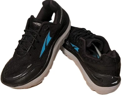 Tênis de corrida esportivo feminino Altra Paradigm gota zero preto tamanho 9 - Imagem 1 de 4