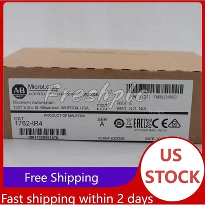 New Sealed AB Allen-Bradley 1762-IR4 MicroLogix 1200 RTD Resistance Input Module - Image 1 of 4