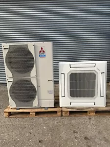 Mitsubishi Electric 10KW Wechselrichter Deckenkassette Klimaanlage, komplett installiert - Bild 1 von 6