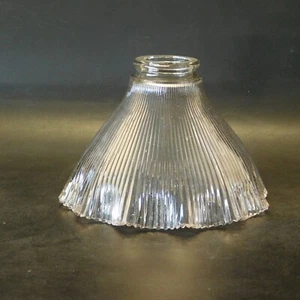 ANTIQUE HOLOPHANE GLASS PENDANT LIGHT SHADE c1900 - Picture 1 of 4