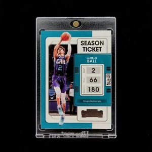 Lamelo Ball 2nd Year 🎯- 2021-22 NBA Panini Contenders Season Ticket Hornets #6 - Bild 1 von 2