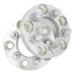 5x5.5 / 5x139.7 to 5x130 Wheel Adapters 1.5" Thick 14x1.5 Lug Studs Spacers x 4 - Picture 1 of 4