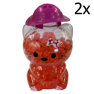 2 x RED ROSE CAT BUBBLE AIR FRESHENERS home car caravan motorhome bathroom truck - Picture 1 of 1