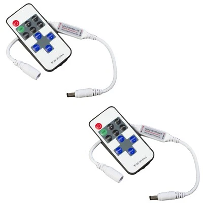 2x LED Wireless Dimmer + Remote switch for LED Light strip tape Puck 12v 24v - Image 1 of 4