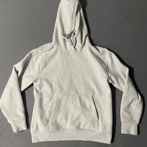 Athleta Heather Gray Hoody Pullover Sweatshirt Crop Size Sm Workout Athleisure - Picture 1 of 8