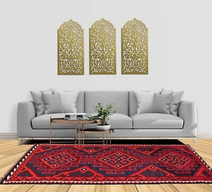 201x101 cm orient Teppich Afghan Nomaden kelim Teppich kilim rug carpet No: 166 - Picture 1 of 12
