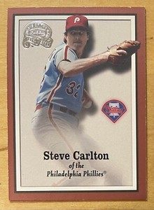 Steve Carlton 2000 Fleer Greats Of The Game Baseball #40 Philadelphia NM