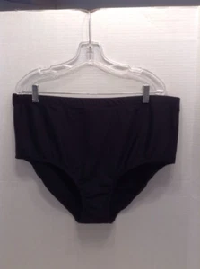 Traje de baño para todas las mujeres talla 24 bikini cintura alta inferior negro nuevo con etiquetas - Imagen 1 de 7