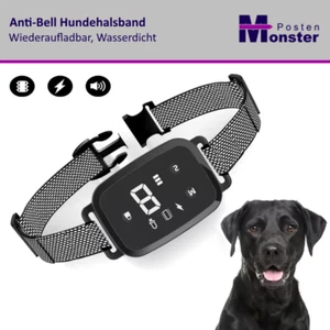 Anti Bell Hundehalsband Erziehungshalsband Hundetrainer Vibration Halsring Hund - Bild 1 von 10