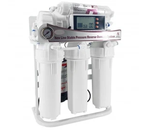 9 Stufen 800 GPD Umkehrosmose Wasser Filter Anlage directflow Biophotonen LCD - Bild 1 von 3