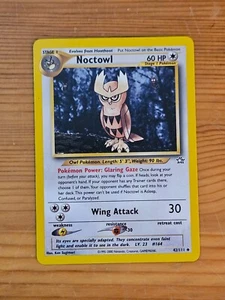 Pokémon TCG Noctowl Neo Genesis 42/111 Regular Unlimited Uncommon LP WOTC. - Picture 1 of 2