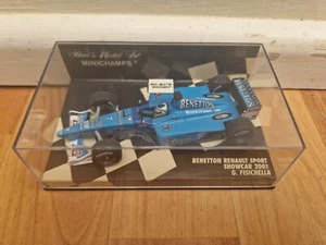 MINICHAMPS 1/43 Benetton Renault Deporte Giancarlo Fisichella Showcar 2001 F1 - Imagen 1 de 3