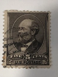 Scott # 205(C) 1888 American Bank Note Company U.S. Postage Stamp - Picture 1 of 1