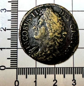 X365: March 1689 Gun Money Irish Halfcrown, S.6579I2, Good Provenance - Picture 1 of 3