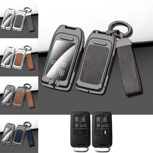 Zinc Alloy TPU Leather Car Key Fob Case Cover For Volvo V60 V40 S80L XC60 S60 - Picture 1 of 17