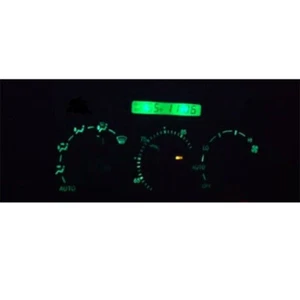 Brand-new Green Climate Control and Clock Led bulb Kit For Lexus IS300 2001-2005 - Picture 1 of 2