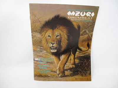 Mzuri Drumbeat Magazine Fall Wint 1982 Safari Foundation Hunter Conservationist - Image 1 of 3