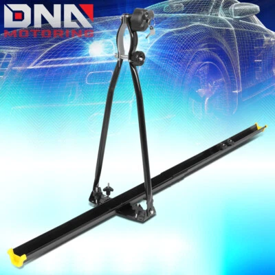 CHAVE DE RACK UNIVERSAL RESISTENTE FERRO CARRO BICICLETA TETO BICICLETA MONTAGEM VERTICAL + TRAVA - Imagem 1 de 4
