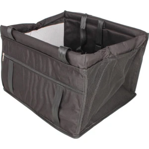 Pro Pet Care Black Dog/Cat Deluxe Quilted Mesh Foldable Car Booster Seat Square - Picture 1 of 3